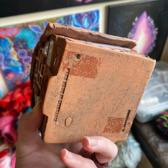 Handmade Pottery Candle House